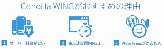ConoHa WING がおすすめの理由