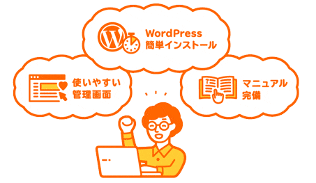 ロリポップの機能とメリット:ワードプレスがすぐに使える