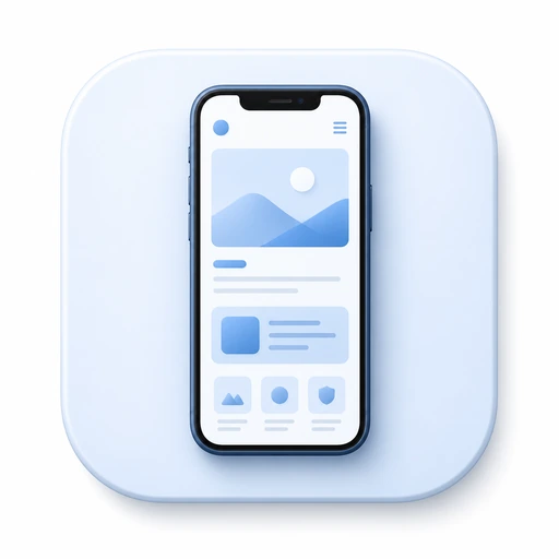 スマホでの表示イメージを表すアイコン