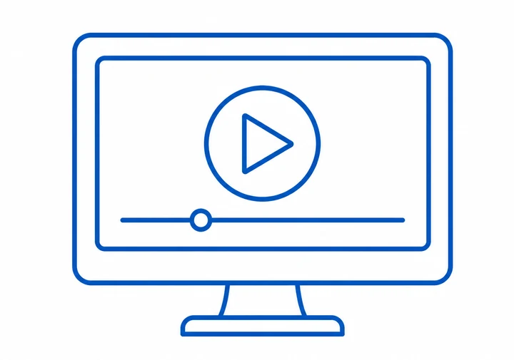 動画を見ながらホームページ作成を進める